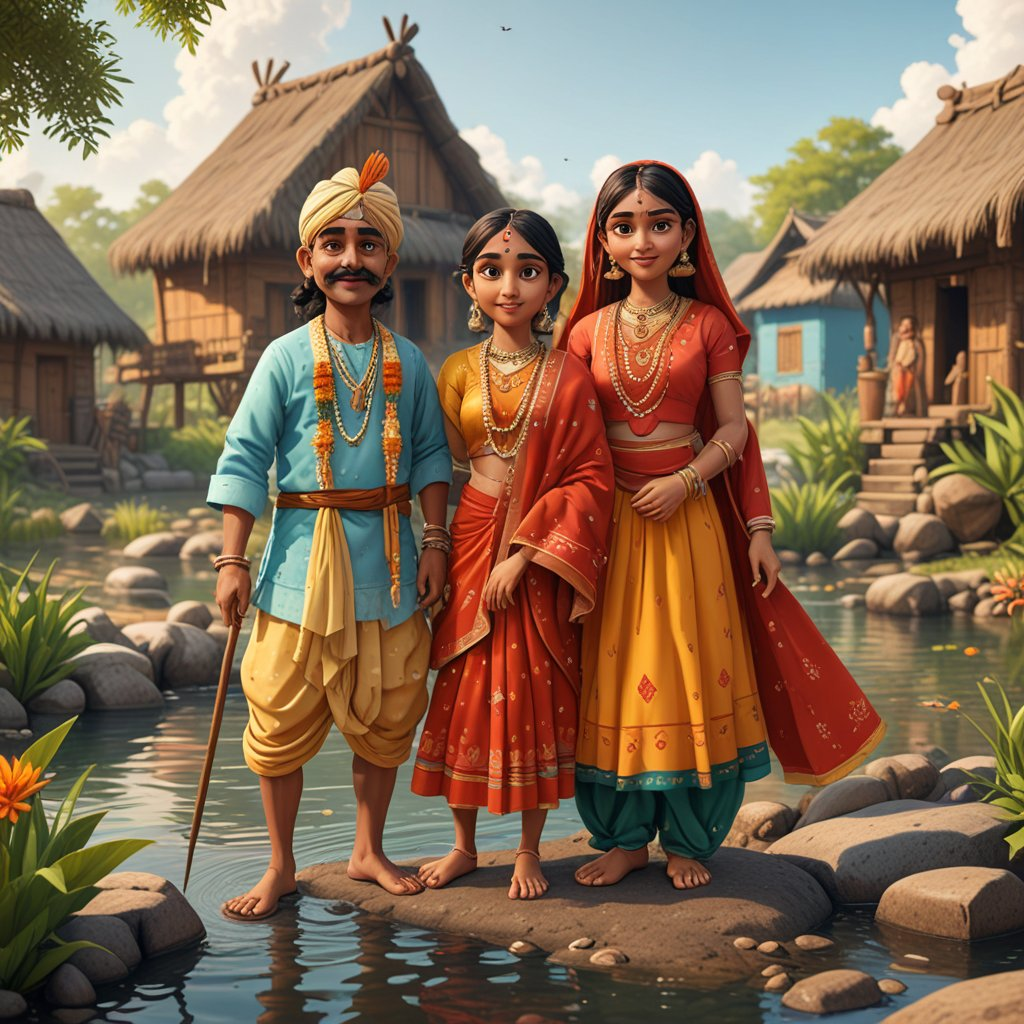 3D cartoon character art